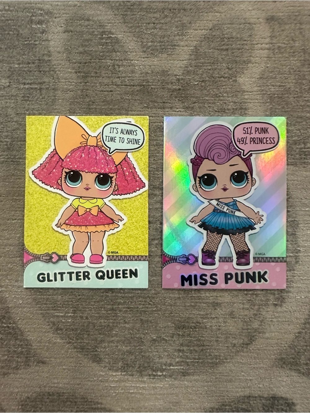 L.O.L Surprise! (2) Collector Cards
